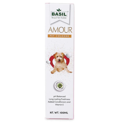 Basil Amour Cologne Spray 100Ml for Dogs and Cats - Cadotails