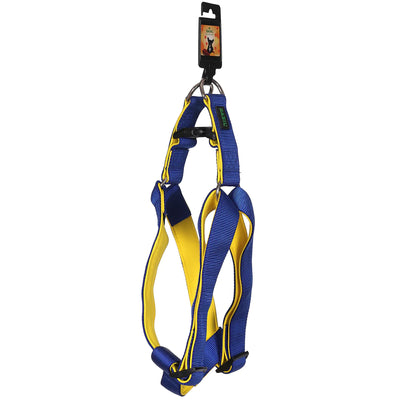 Basil Padded Adjustable Harness For Dogs & Puppies (Blue) - Cadotails