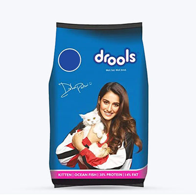 Drools Ocean Fish Kitten Cat Dry Food - Cadotails