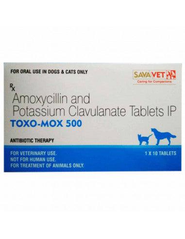 Savavet Toxo-Mox Antibiotic Therapy 10 Tablets For Dogs & Cats - Cadotails