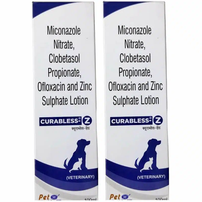 Curabless Z lotion for dogs & cats