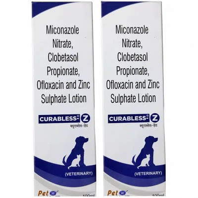 Curabless Z lotion for dogs & cats