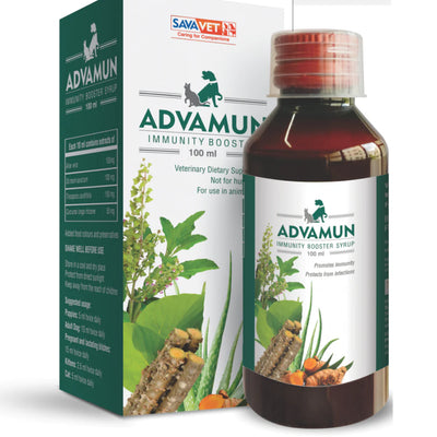 Savavet Advamun Immunity Booster Syrup for Dogs & Cats (200ml)