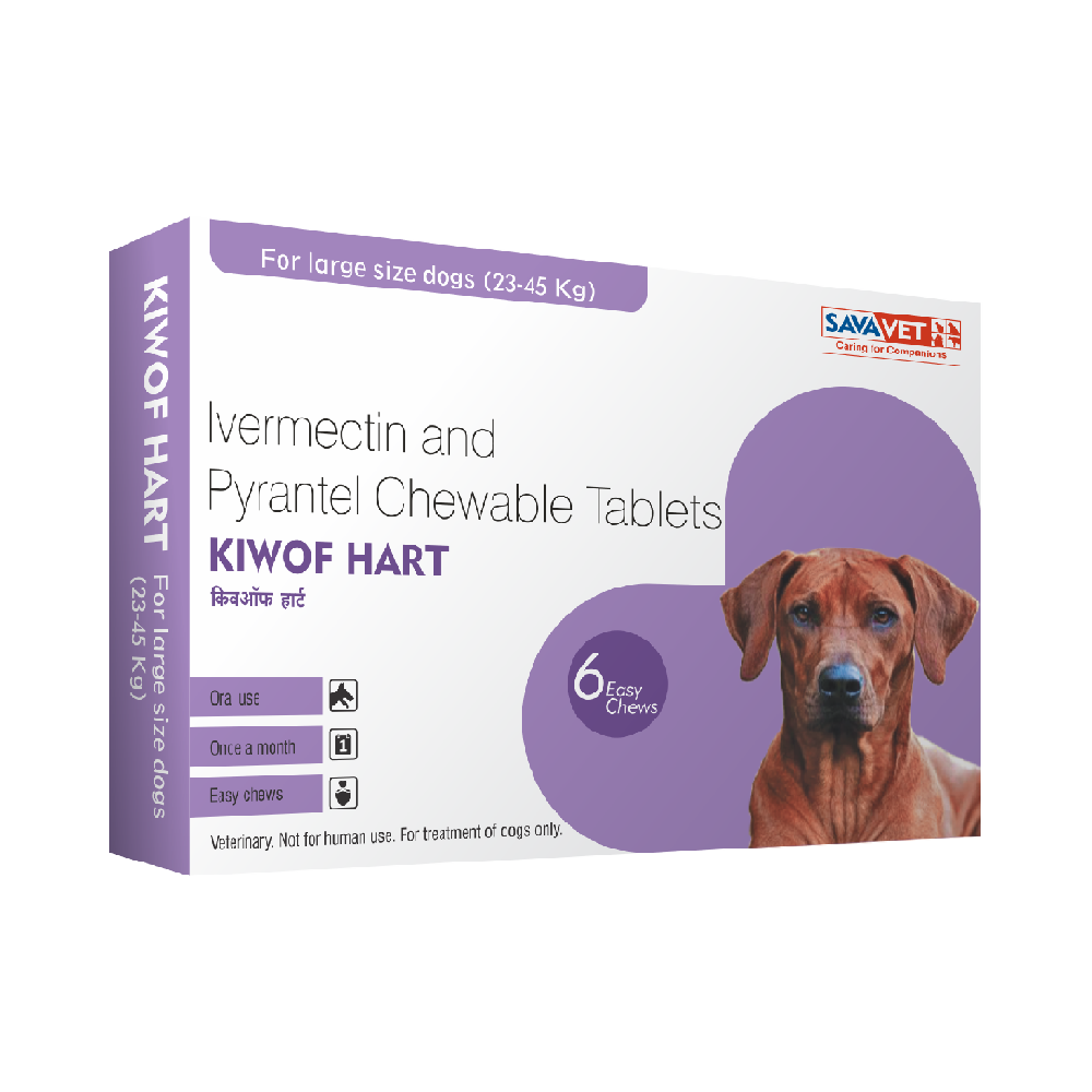 Savavet Kiwof Hart Tablets For Dogs