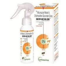 Vetoquinol Dermichlor Anti Fungal & Anti Bacterial Spray For Dogs & Cats - Cadotails