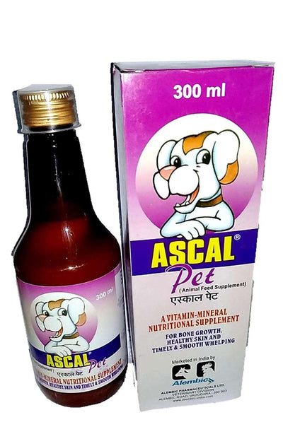 Alembic Ascal Pet Syrup Vanilla Flavour For Dogs - Cadotails