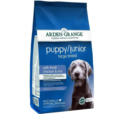 Arden Grange Puppy Junior With Fresh Chicken & Rice Large Breed Dog Dry Food - Cadotails
