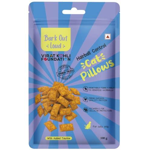 Bark Out Loud Hair Ball Control Cat Pillows 100G Cat Treat - Cadotails