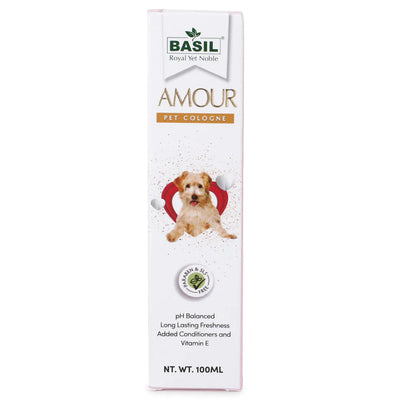 Basil Amour Cologne Spray 100Ml for Dogs and Cats - Cadotails