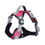 Basil Dog Full Body Padded Harness With Handle - Pink - Cadotails