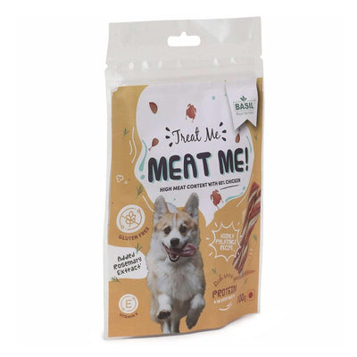 Basil Treat Me Meat Me 100G Dog Treat - Cadotails