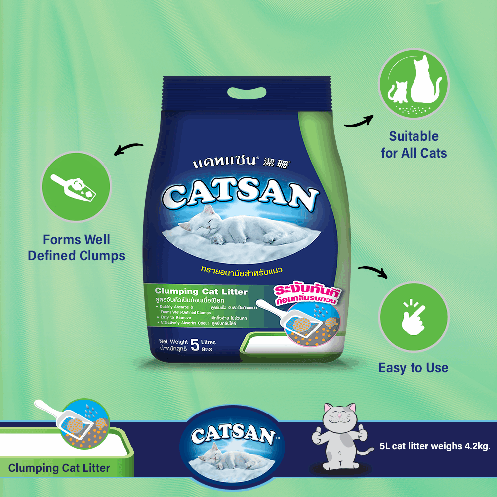 Catsan 100% Natural Clumping Cat Litter - Cadotails