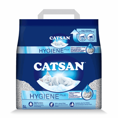 Catsan Hygiene Plus Triple Odor Control 100% Natural Cat Litter - Cadotails