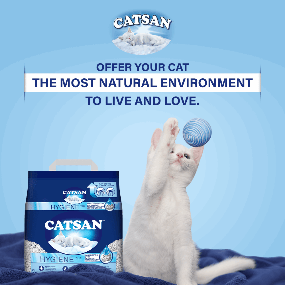 Catsan Hygiene Plus Triple Odor Control 100% Natural Cat Litter - Cadotails