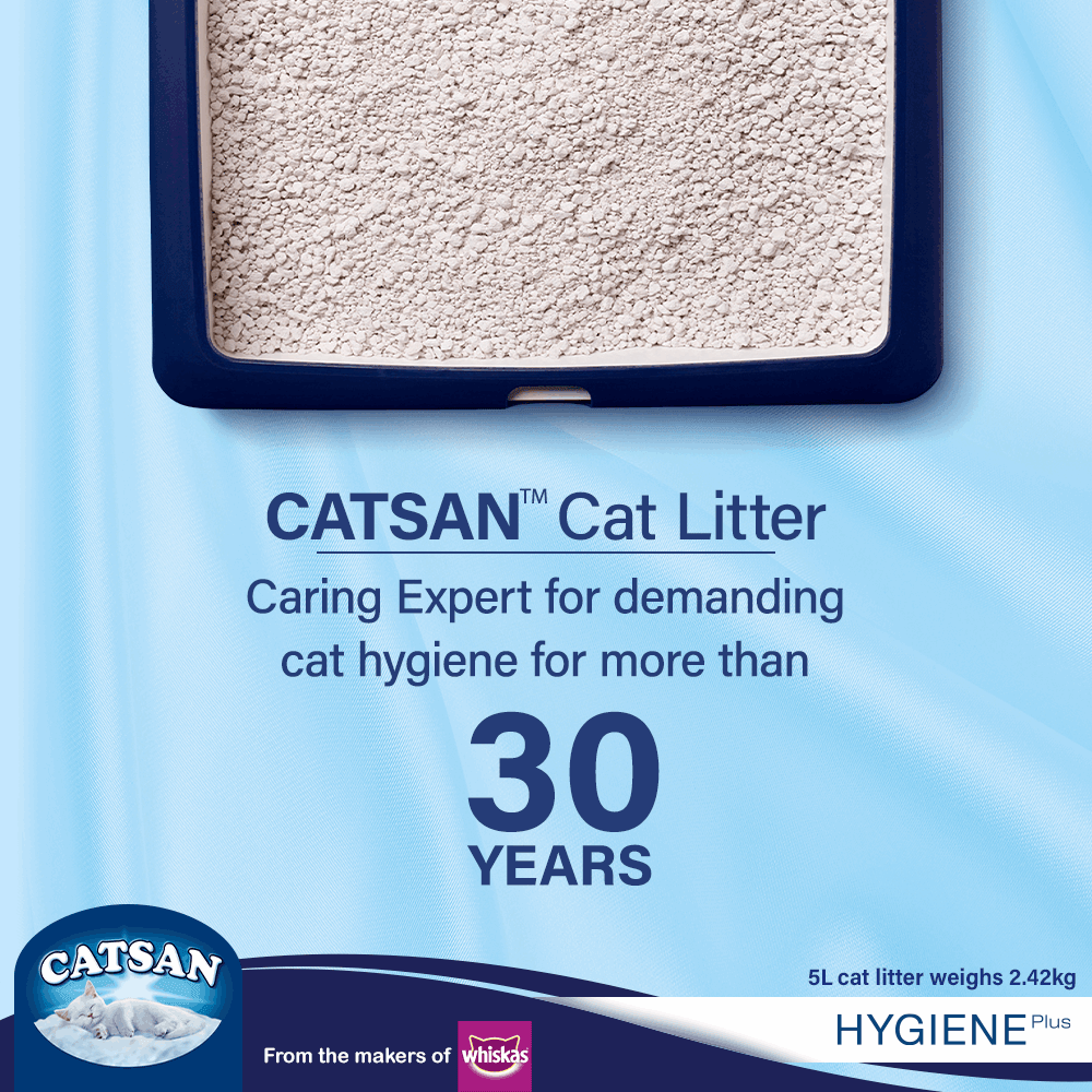 Catsan Hygiene Plus Triple Odor Control 100% Natural Cat Litter - Cadotails