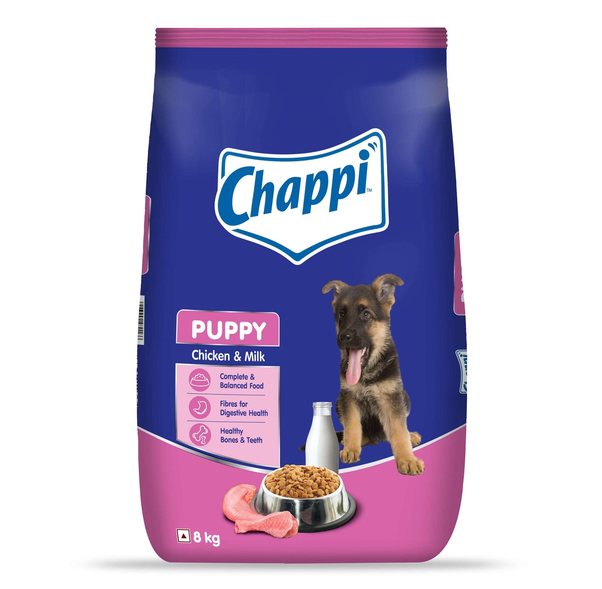 Chappi Puppy Chicken & Milk Dog Dry Food - Cadotails