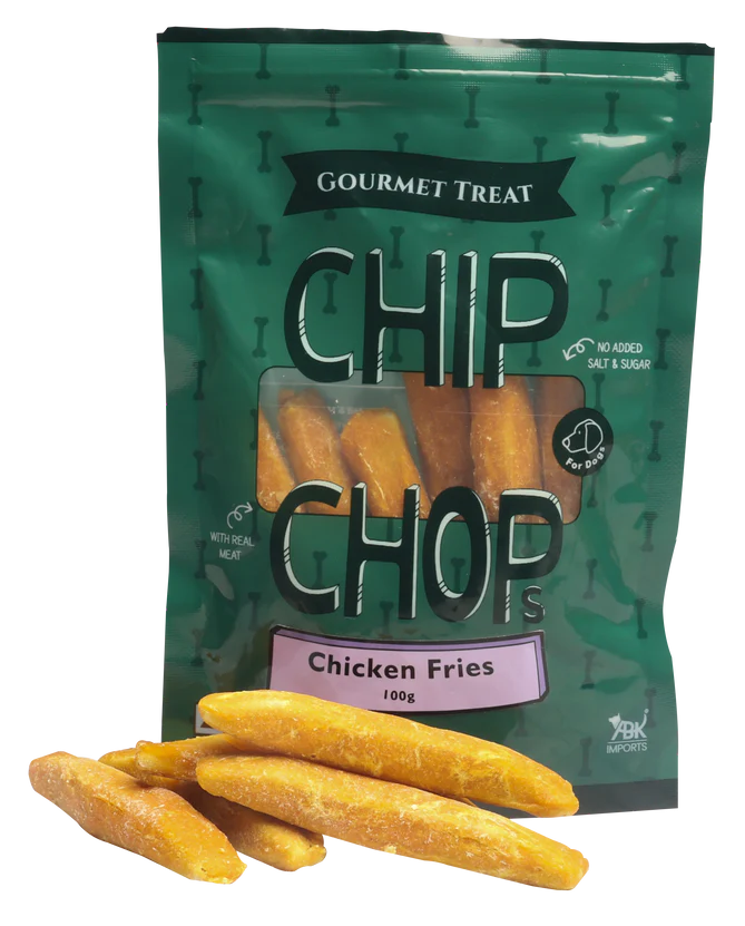 Chip Chops Chicken Fries 100G Dog Treat - Cadotails