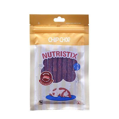 Chip Chops Nutristix Bacon Flavour 70g Dog Treat - Cadotails