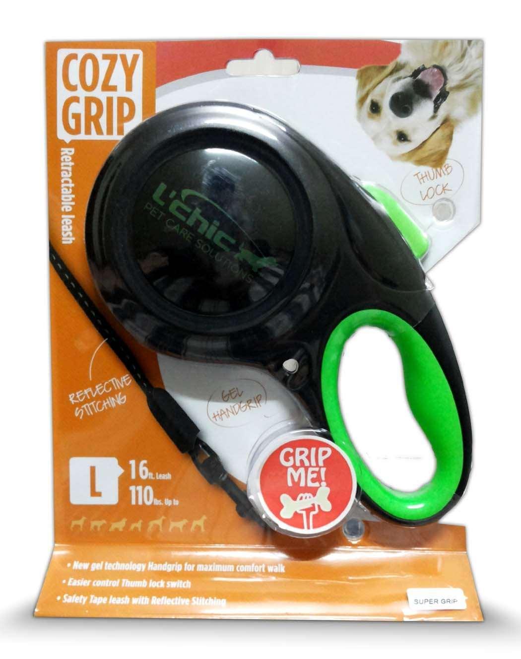 Cozy Grip Super Dog Retractable Leash For Dogs - Cadotails