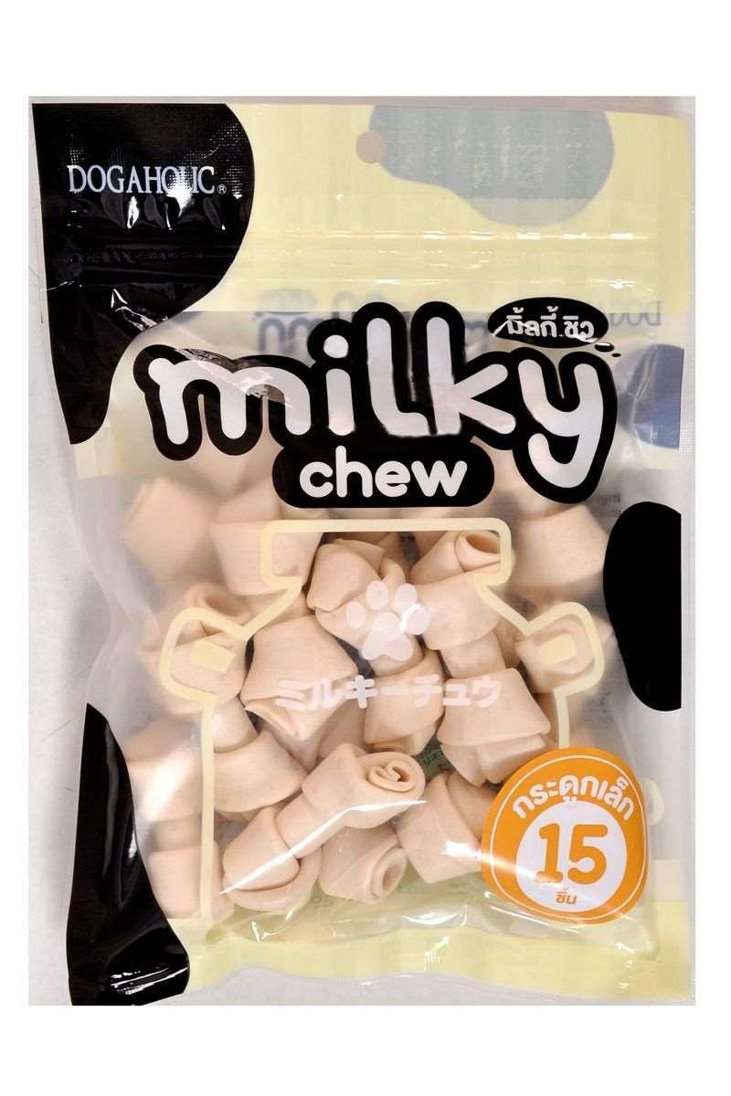 Dogaholic Milky Chew Bone Style 15Pcs Pouch Dog Treat - Cadotails