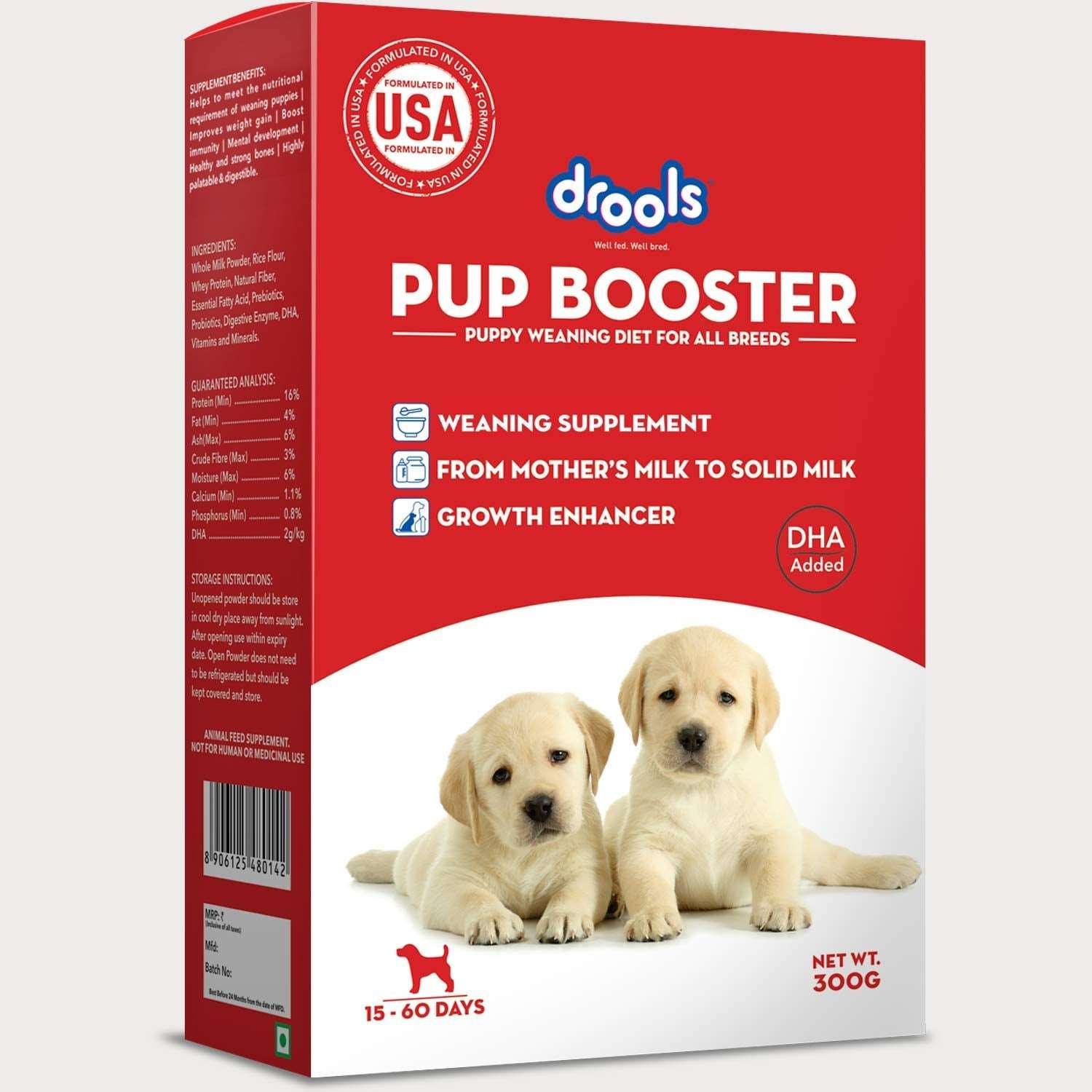 Drools Pup Booster For Puppy All Breeds Dog Supplement - Cadotails