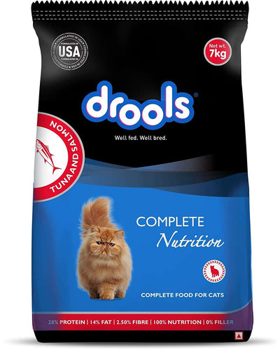 Drools Tuna & Salmon Adult Cat Dry Food - Cadotails