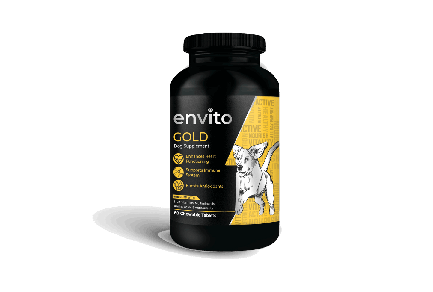 Envito Gold Dog Supplement 60Tablets - Cadotails