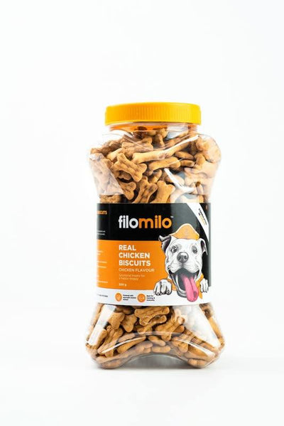 Filomilo Real Chicken | Chicken Flavoured Dog Biscuits - Cadotails