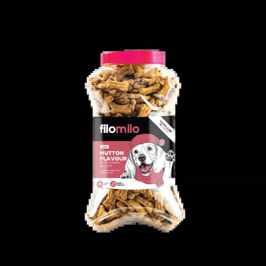 Filomilo Real Chicken | Mutton Flavoured Dog Biscuits - Cadotails