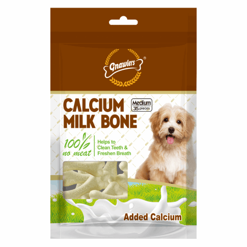 Gnawlers Calcium Milk Bone Dog Treat - Cadotails