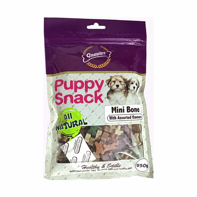 Gnawlers Puppy Snack Mini Bone 250G Dog Treat - Cadotails