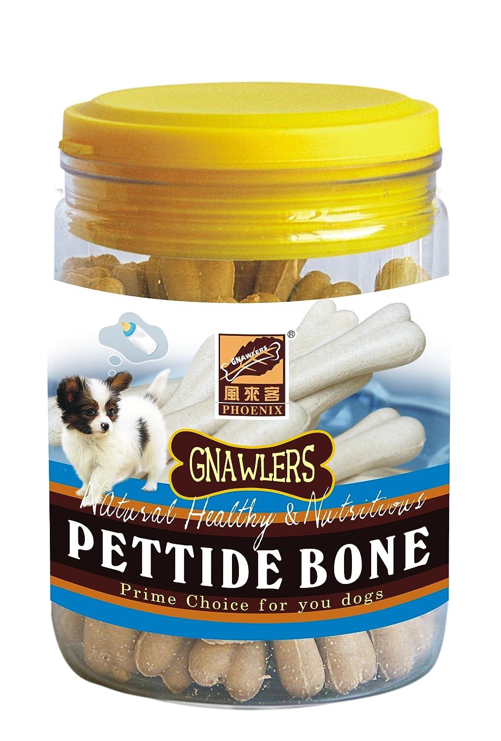 Gnawlers Puppy Snack Pettide Bone Jar 180G Dog Treat - Cadotails