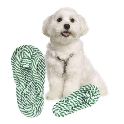 Gs Durable Rope Slipper Teething Playing Dog Toy Chew - Cadotails