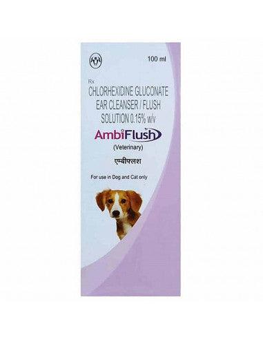 Intas Ambiflush Ear Cleaner 100 ml for Dogs - Cadotails