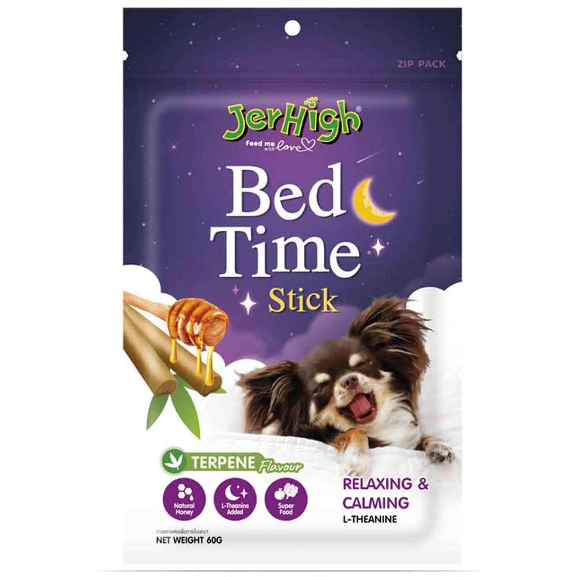 Jerhigh Bed Time Stick Relaxing & Calming 60g Dog Treat - Cadotails