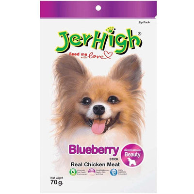 Jerhigh Blueberry Flavored 70G Dog Treat - Cadotails