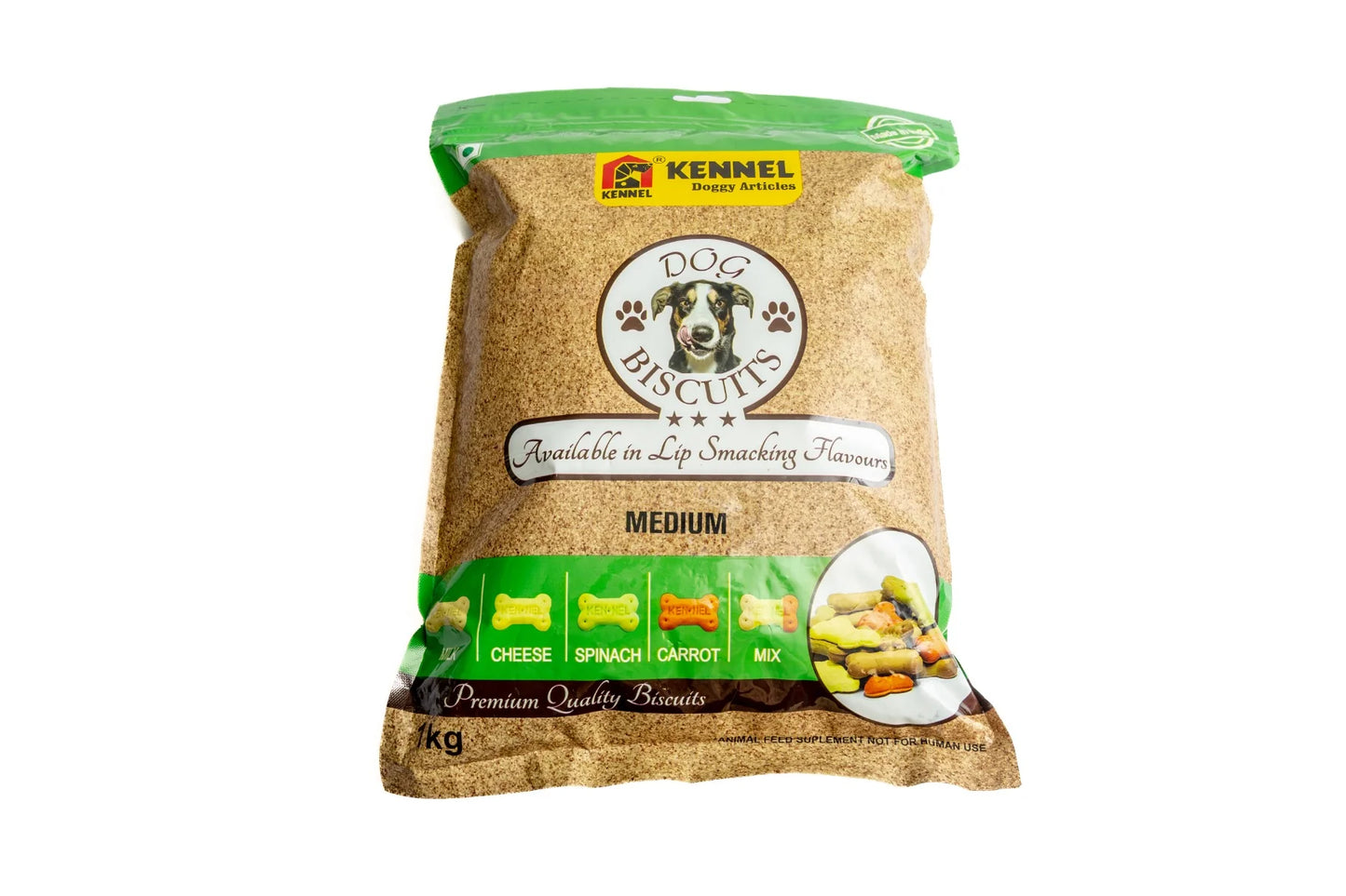 Kennel Dog Veg Biscuits Large 1Kg Dog Biscuits Cadotails