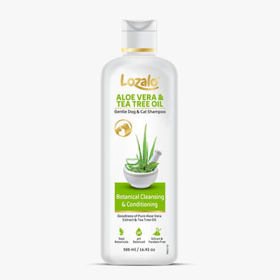 Lozalo Aloe Vera & Tea Tree Oil Dog & Cat Shampoo - Cadotails