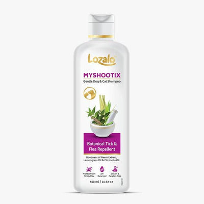 Lozalo Myshootix Botanical Tick & Flea Repellent Shampoo For Dogs - Cadotails