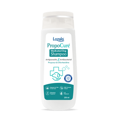 Lozalo Propo Cure Medicated Shampoo For Dogs - Cadotails