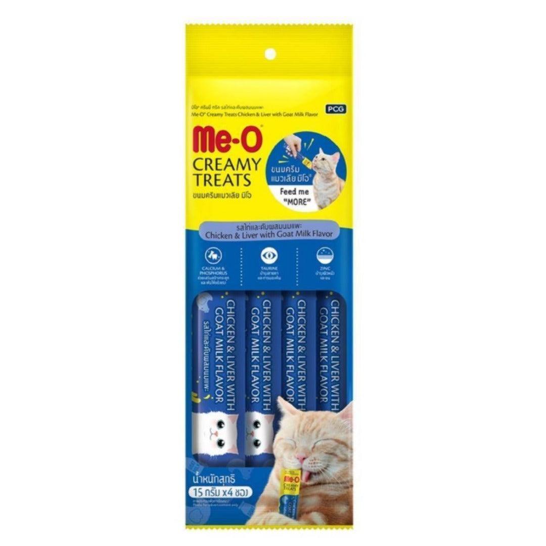 Me-O Creamy Treats Chicken & Liver With Goat Milk Flavour Cat Treats - Cadotails