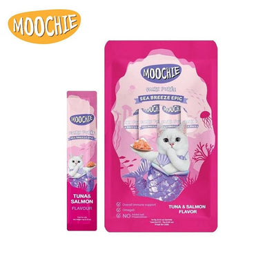 Moochie Fairy Puree Tuna & Salmon Flavor Cat Creamy Treats - Cadotails