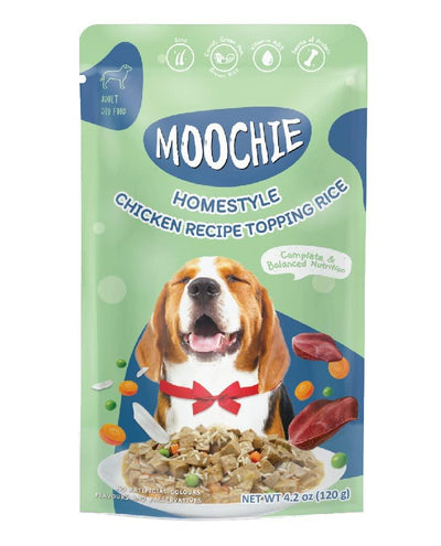 Moochie Homestyle Chicken Recipe Topping Rice Dog Wet Food - Cadotails