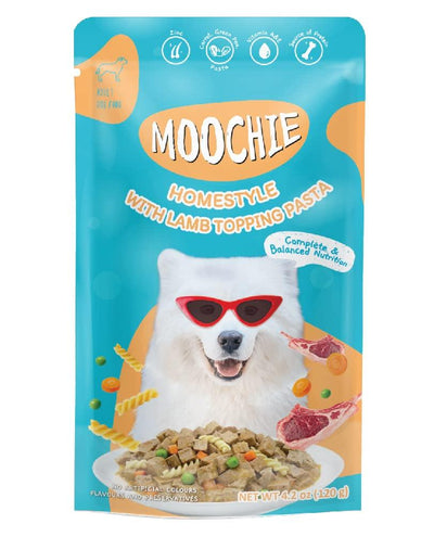Moochie Homestyle With Lamb Topping Pastha Dog Wet Food - Cadotails