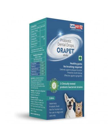 Savavet Orapet Dental Drops 3.8 ml For Dogs & Cats - Cadotails