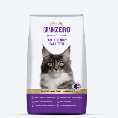 Signature Grainzero Cat Litter Lavender Flavour - Cadotails