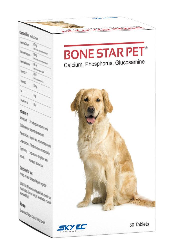 Skyec Bone Star Pet 30Tablets For Dogs - Cadotails