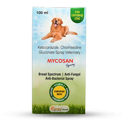 Swiss Biocare Mycosan Anti Fungal & Anti Bacterial Spray For Dogs - Cadotails