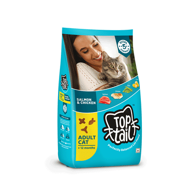 Top Tail Salmon & Chicken Adult Cat Dry Food - Cadotails
