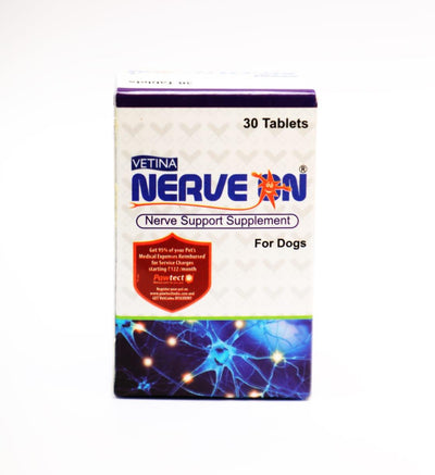 Vetina Nerve On 30Tablets For Dogs & Cats - Cadotails